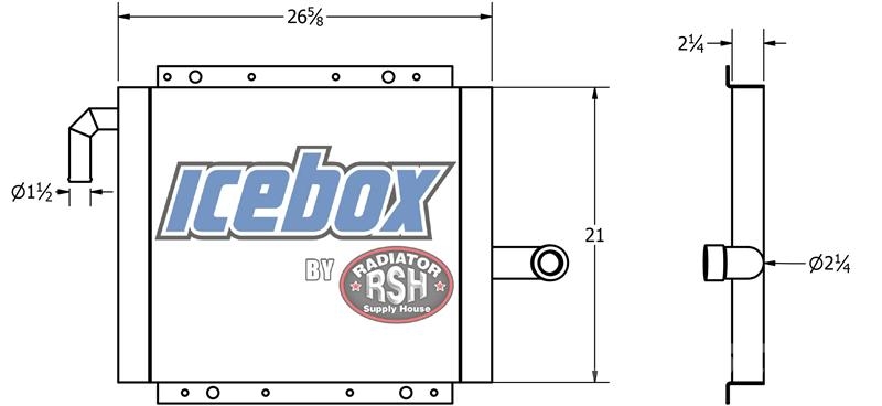 CASE 780D Oil Cooler # 845164 Radiadores