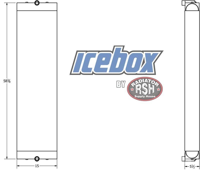 CASE 8230 Oil Cooler # 845160 Radiadores