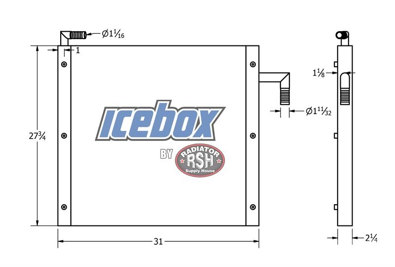 CASE 9010B Oil Cooler # 845136 مشعات