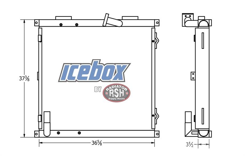CASE Linkbelt 9050 Oil Cooler # 890894 Radiadores camiões e carrinhas