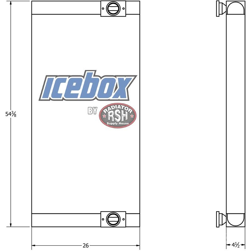 CASE Oil Cooler # 845253 Radiadores