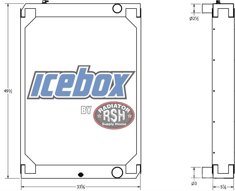 CASE Radiator # 845006 Radiadores