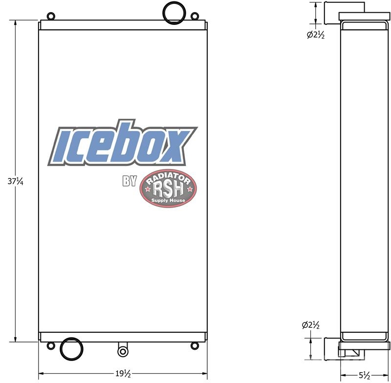 CAT 140 Radiator # 851056 Radiadores