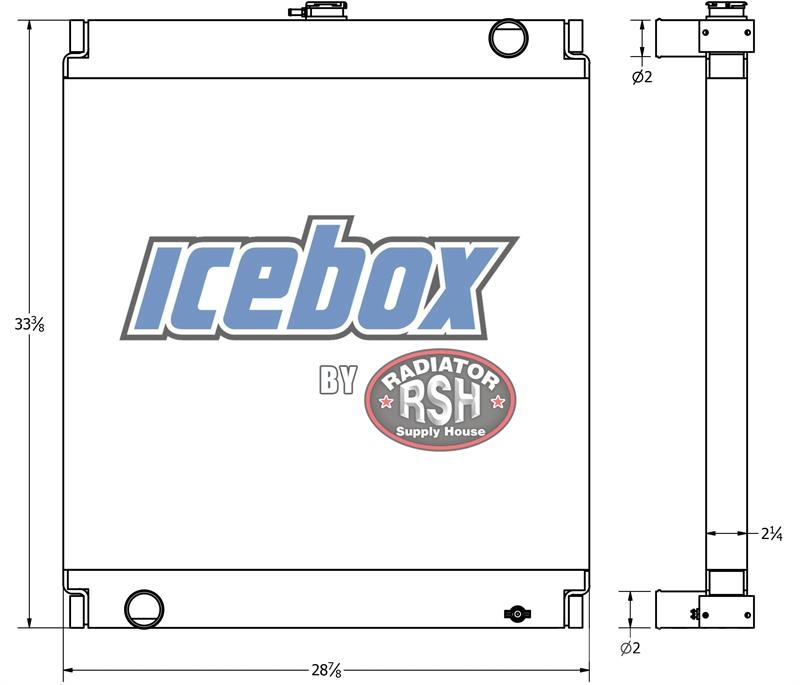 CAT 315B Excavator Radiator # 850368 مشعات