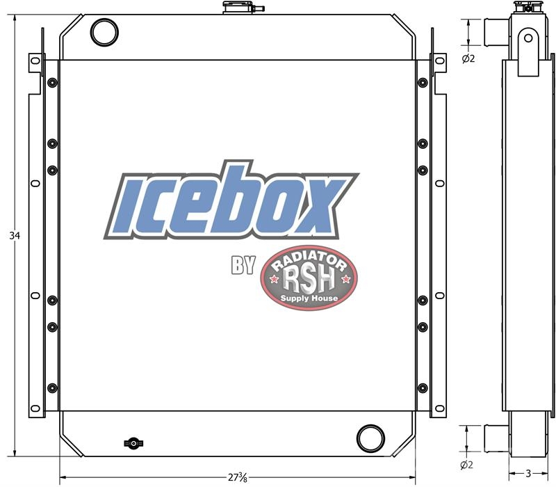 CAT 320, 320L , 320N Radiator # 850873 Radiadores