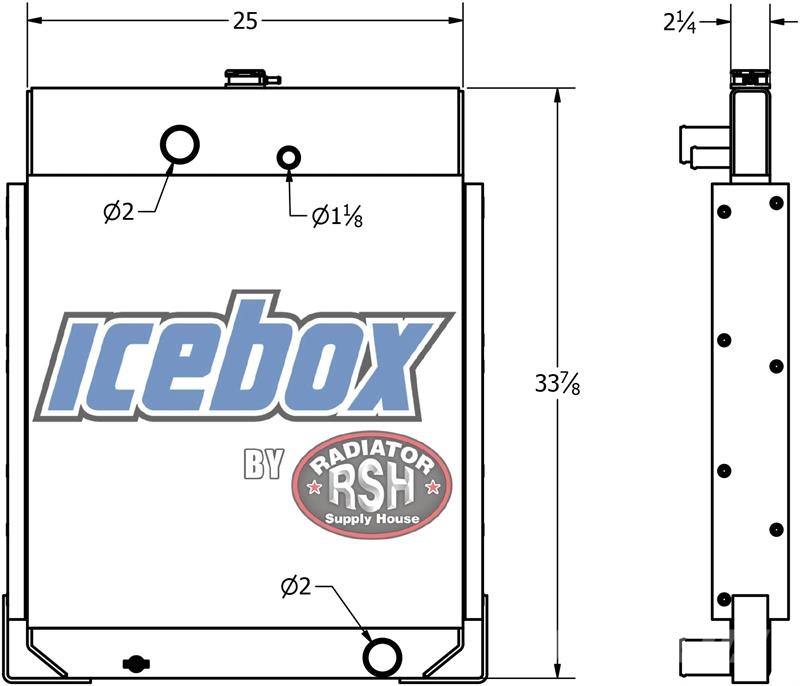 CAT 3208 Radiator # 850387 Radiadores