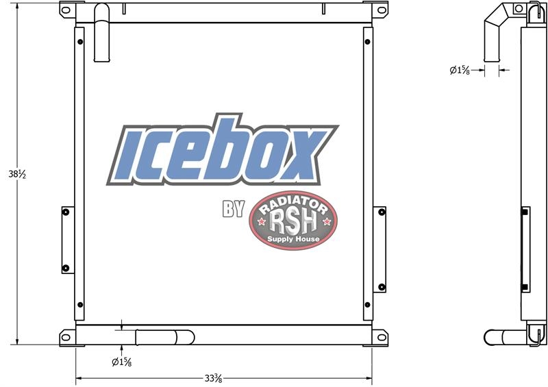 CAT 325BL Oil Cooler # 850527 مشعات