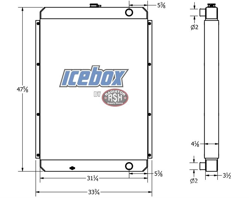 CAT 330C, 330D Radiator # 850329 Radiadores