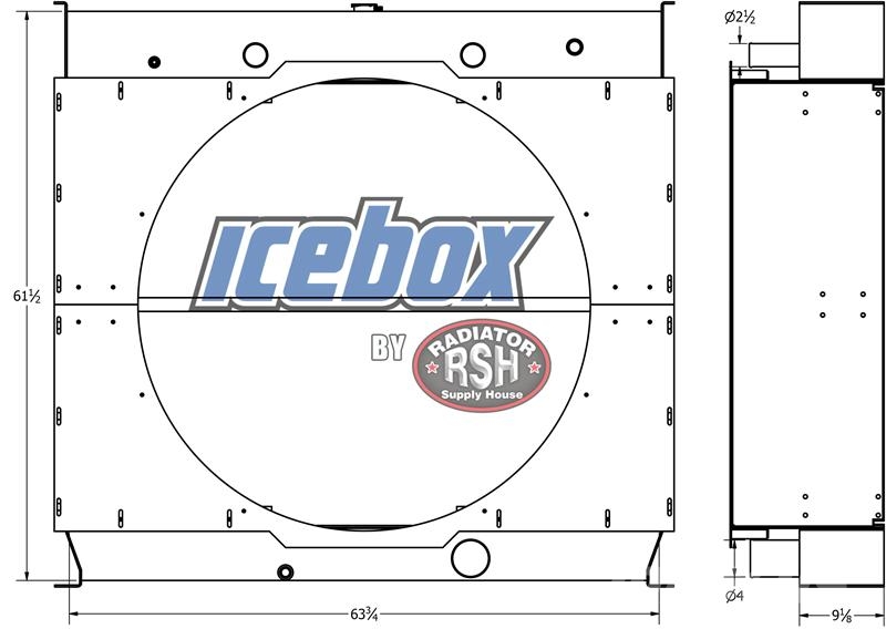 CAT 3412 Radiator # 850345 Radiadores