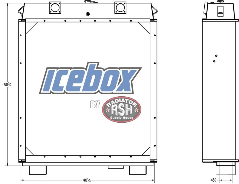 CAT 3412 Radiator # 850456 Radiadores