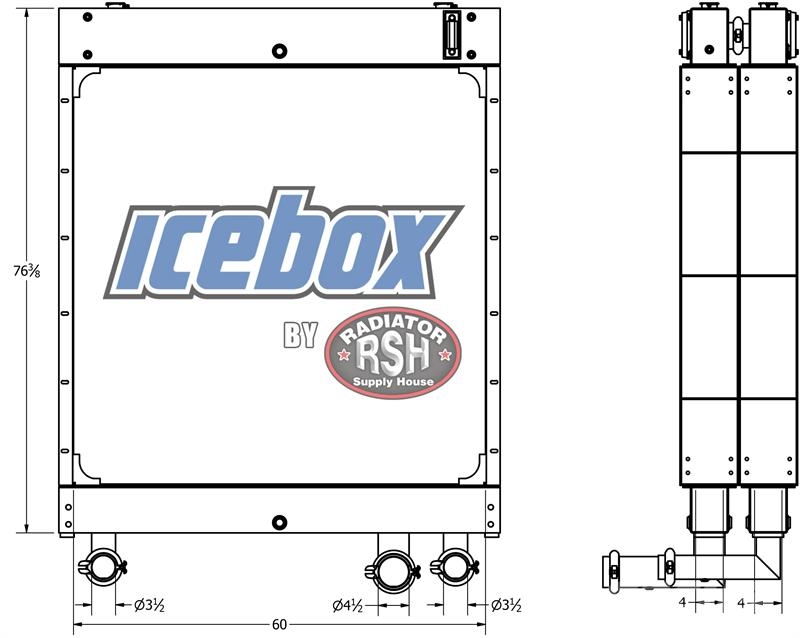 CAT 3508 Radiator # 851233 Radiadores