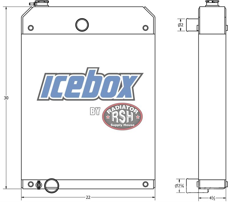 CAT 416D,420D,424D,428D,430D,432D, Radiator # 850825 Radiadores