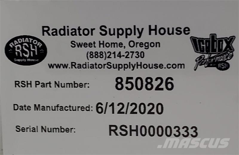 CAT 416D, 420D, 424D, 428D, 430D, Oil Cooler # 850826 Radiadores