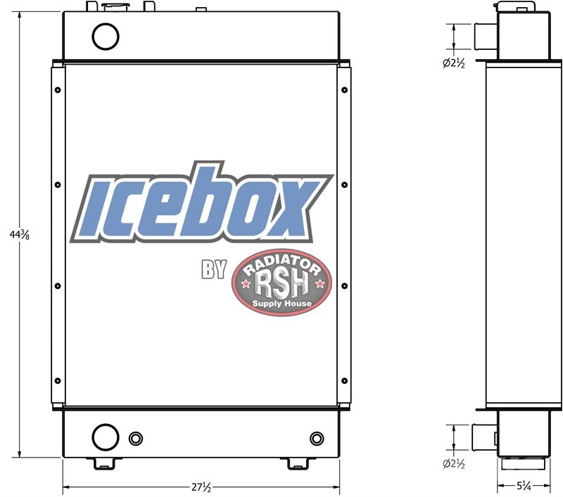 CAT 527 Skidder Radiator # 850647 Radiadores