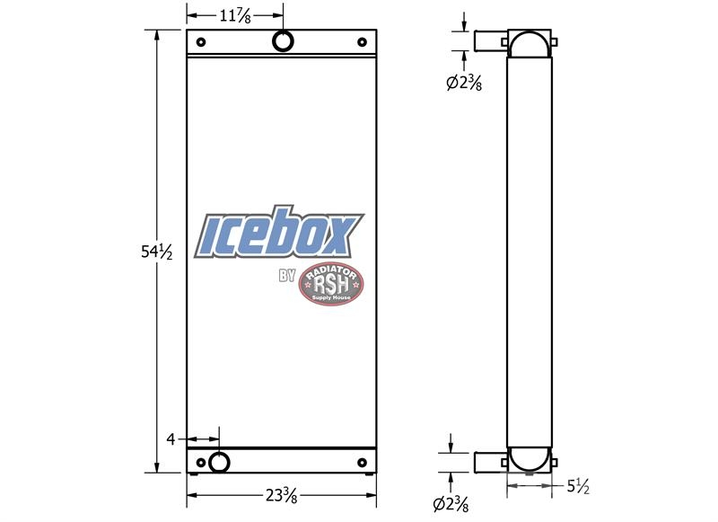 CAT 568 Oil Cooler # 850580 Radiadores