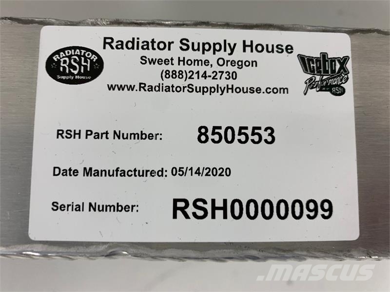CAT 637G, 631G, D8RII, D8RLRC, D9N Oil Cooler # 850553 Radiadores