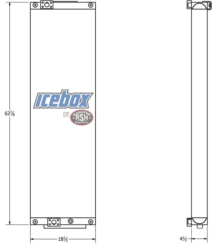 CAT 944H Steering and Brake Cooler # 851151 Радіатори