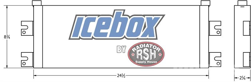 CAT Challenger, MT755E Auxiliary Cooler # 851280 Radiators
