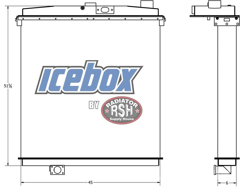 CAT D8K Radiator # 851248 Radiators