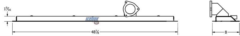 CAT D9H, 594H Bottom Tank # 865081 Radiadores camiões e carrinhas
