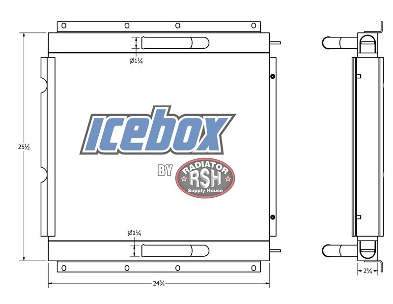 CAT E1108B / E120B Oil Cooler # 850497 Radiators