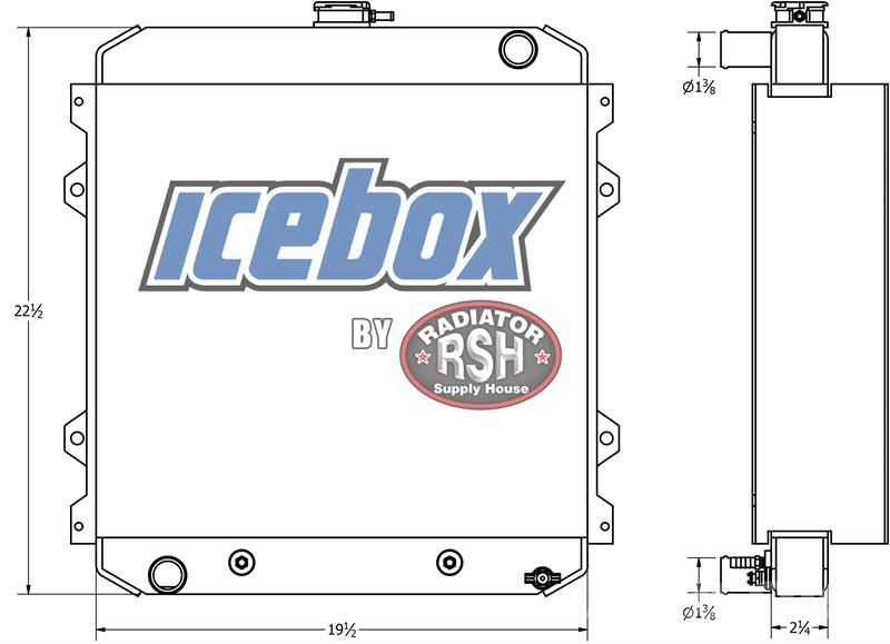 CAT GP40 Radiator # 850849 Radiators