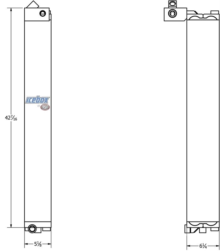 CAT H83 Oil Cooler # 851246 Radiators