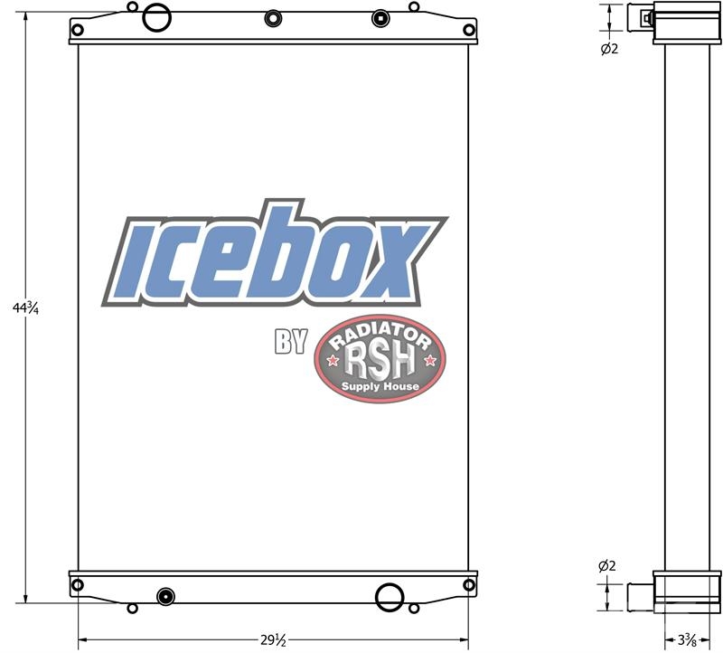 CAT MT755A Radiator # 851038 Radiators