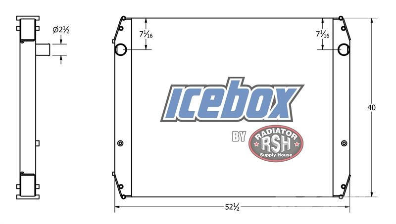 CAT MT865 Challenger Radiator # 850495 Radiadores