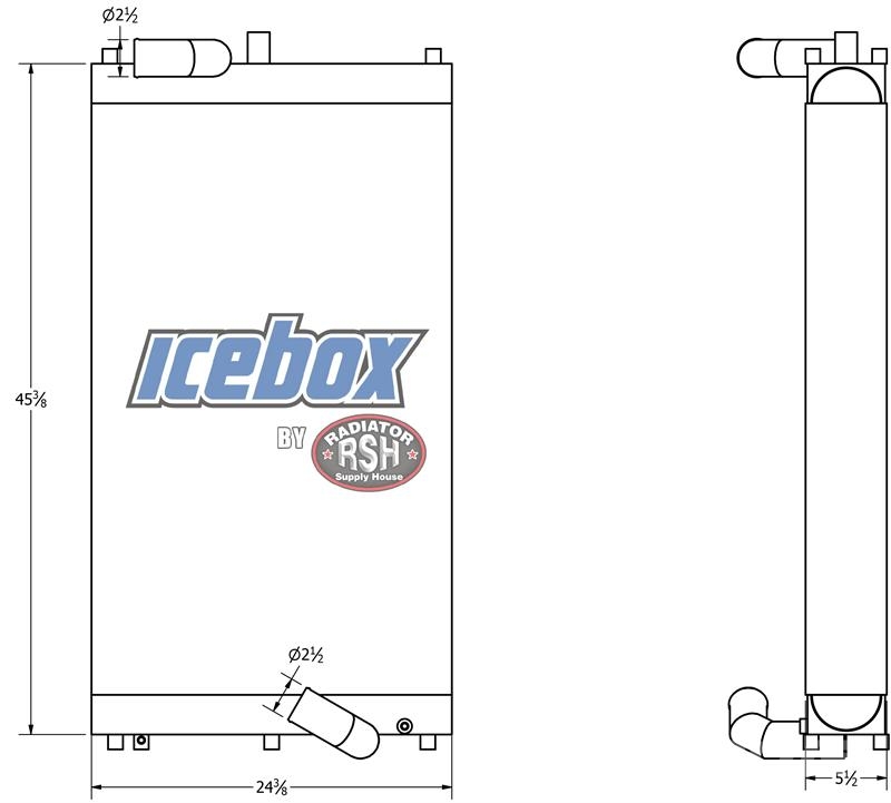 CAT PL72, D6T Radiator # 851032 Radiators