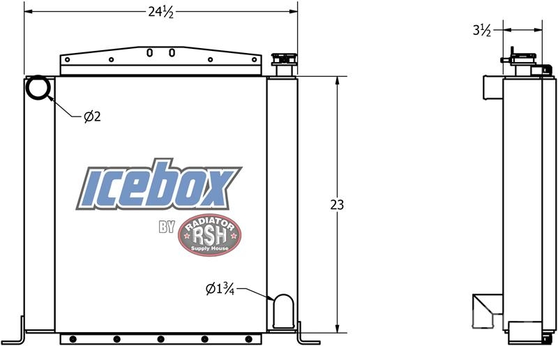 CAT TH63 Telehandler Radiator # 850285 Radiators