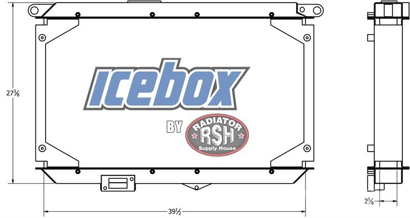 Chevrolet / GMC Radiator # 602051 Radiadores