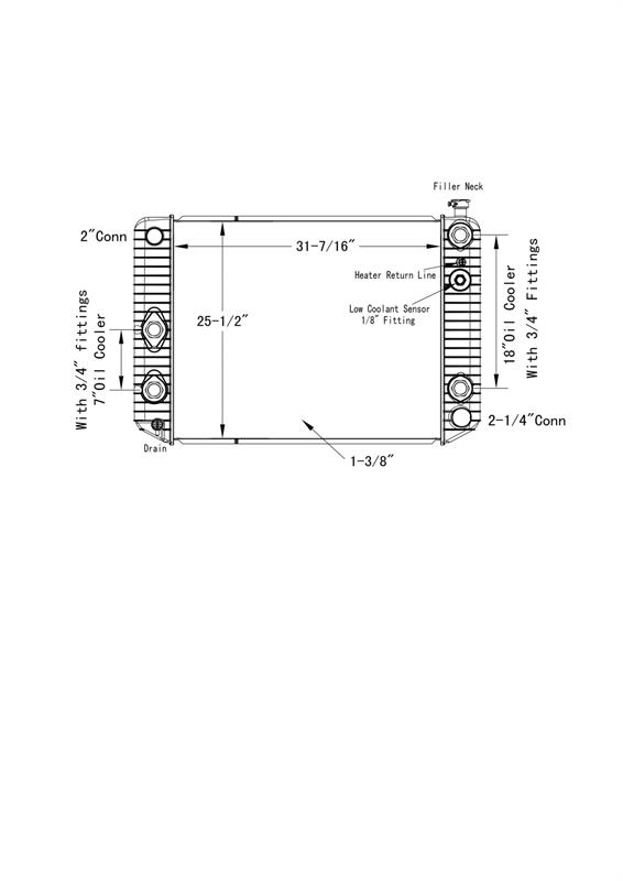Chevrolet / GMC Radiator # 602016 Radiadores
