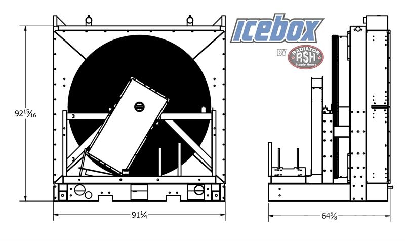 Cummins QSK50 Radiator # 990494 مشعات