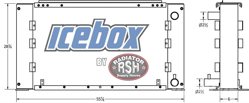 Cummins QSX15 Radiator # 990487 Chłodnice