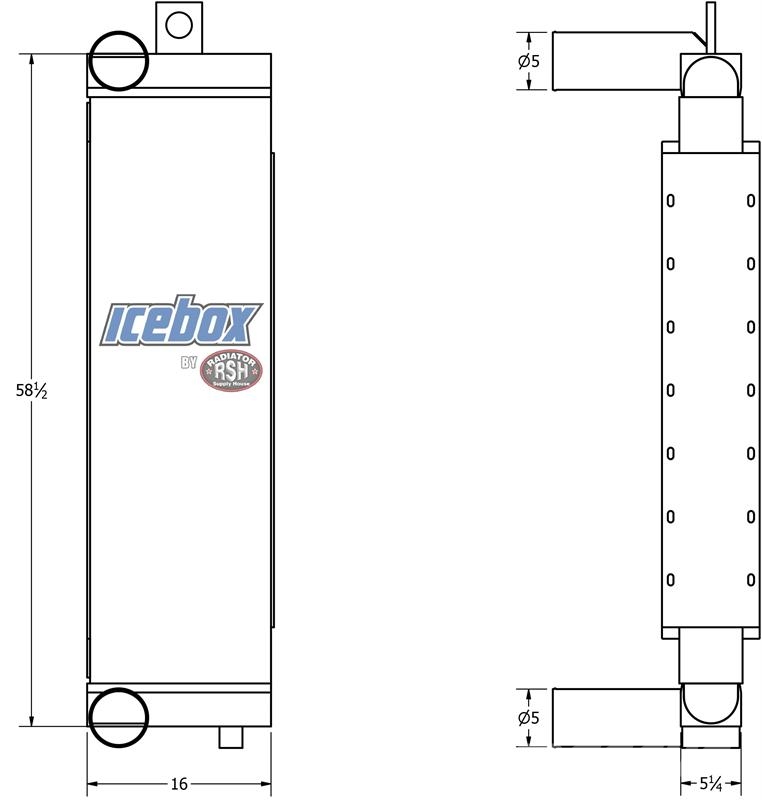  Drill Tech Charge Air Cooler # 890893 散熱器/水箱
