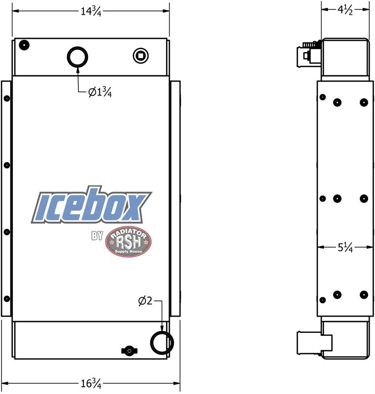 Flory ST12 Radiator # 820174 Radiators