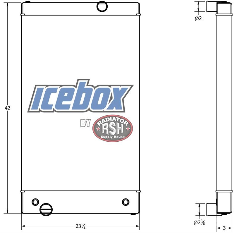Ford Radiator # 600052 Radiatori