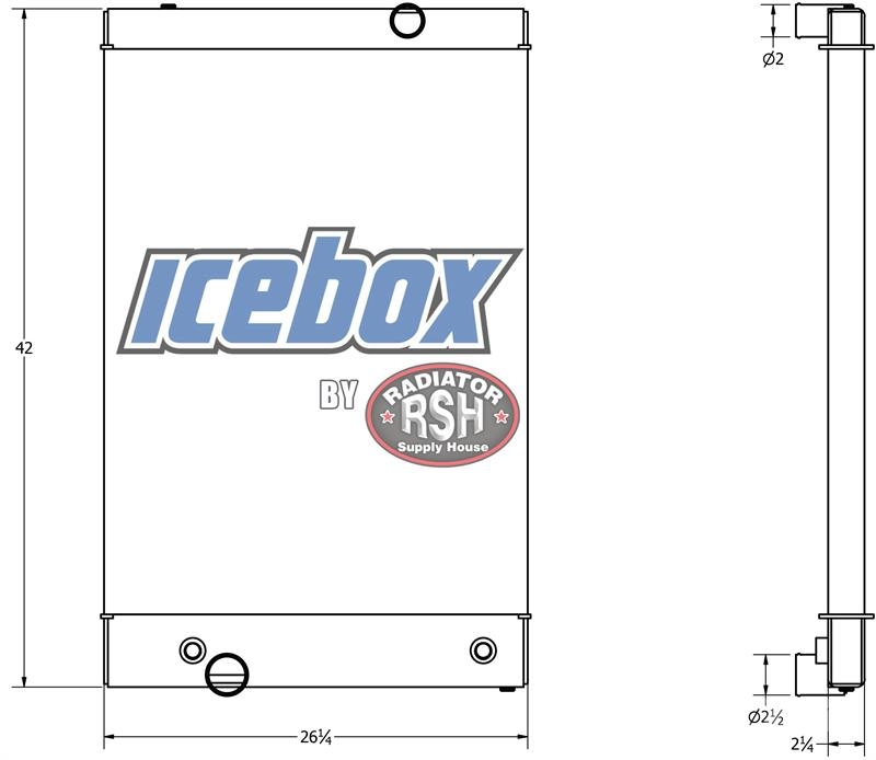 Ford Radiator # 600087 Καλοριφέρ