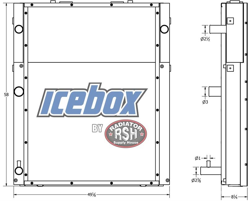 Frac 175KW Radiator # 990352 Radiators