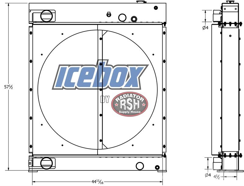  Frac Cooling Package # 990192 Radiators