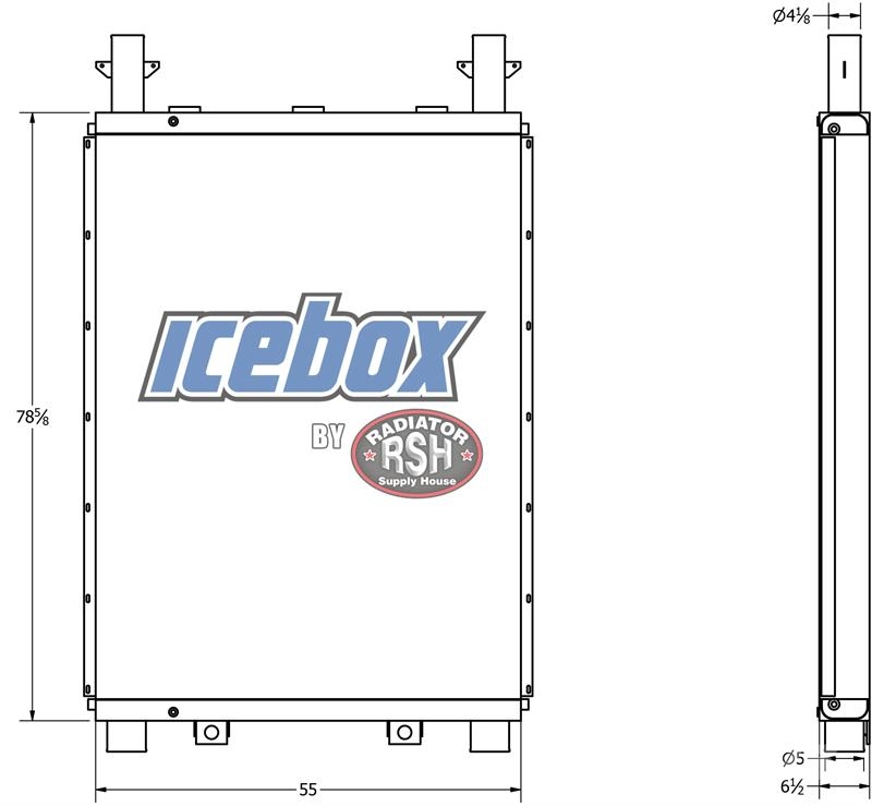  Frac Cube Oil Cooler # 990243 Radiatoren