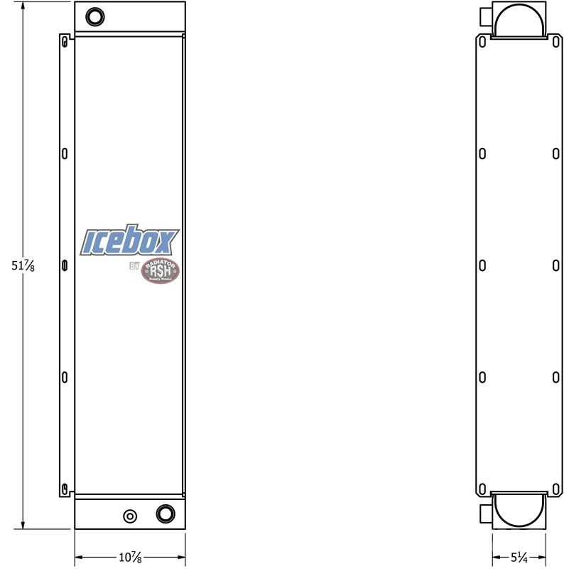 Frac Cube Oil Cooler # 990315 Radiators