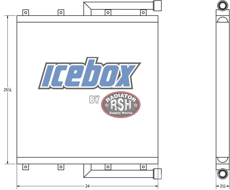  Frac Fuel Cooler # 990252 Radiators