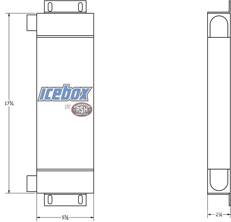  Frac MA-8-2 Heat Exchanger # 990188 Radiadores camiões e carrinhas