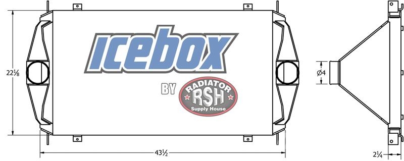 Freightliner Charge Air Cooler # 601308 Радиатори