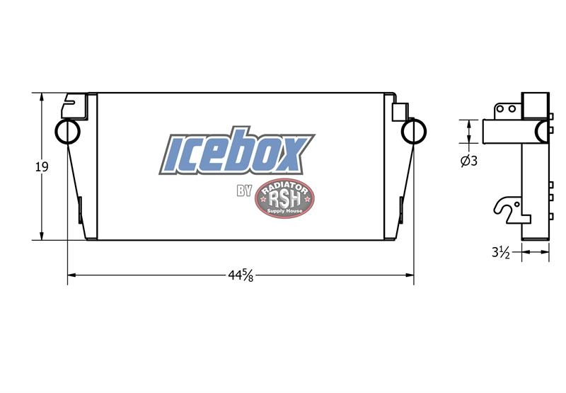 Freightliner Charge Air Cooler # 601994 Radiatorer