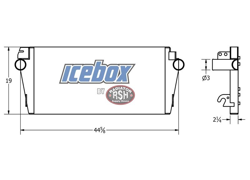 Freightliner Charge Air Cooler # 601245 Radiatorer