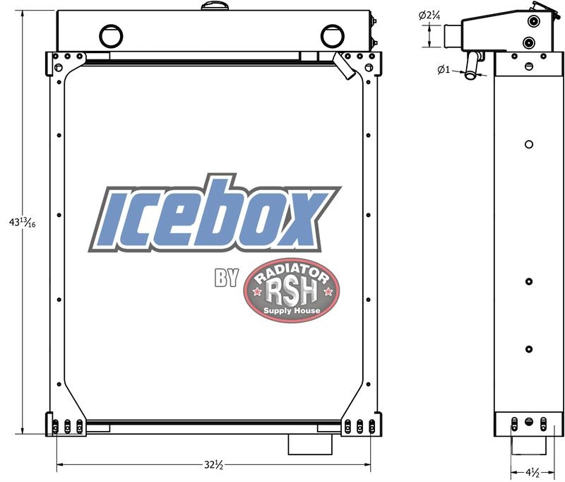 Freightliner Radiator # 601175 Радіатори