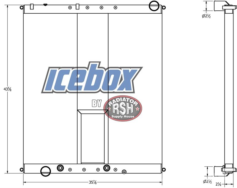 Freightliner Radiator # 601184 Radiadores